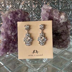 Chloe + Isabel drop crystal earrings